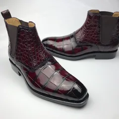Crocodile Deluxe Strap Stitching Boots BMBAS120177 image 3