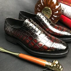 Crocodile Classic Bi-color Dress boots BMBAS120188 image 4