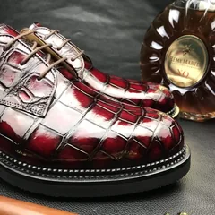 Men Crocodile Walking Formal Business Shoes BMBAS12069 image 4