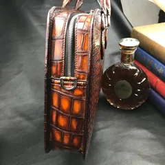 Crocodile men’s Fashion Exotic Skin Bag BMBAS120196 image 5