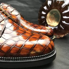 Men’s Classic Modern Crocodile Formal Derby Shoe BMBAS12070 image 4