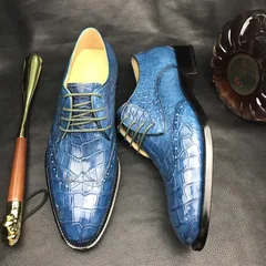 Scale-Patterned Oxford Shoes BMBAS12073 image 3