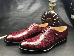 Men’s Business Shoes Crocodile Derby British Style BMBAS12086 image 3