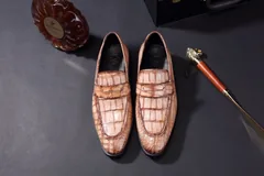 Men Slip-on Business Crocodile Lightweight Flat BMKAS120105 image 1