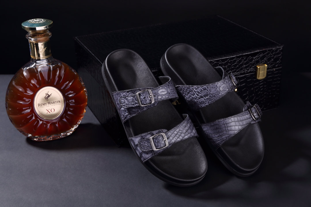 Men Youth Trend Crocodile Beach Slippers BMGAS120110 image 6