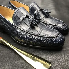 Lifestyle Men’s Handcrafted Crocodile Penny Loafer BMBAS120117 image 4