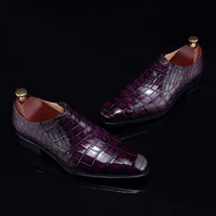 Men’s Loafer Slip On Crocodile Classical Shoes BMPAS12061 image 7