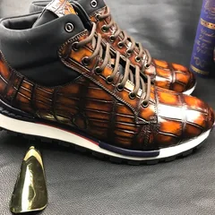 Mens Fashion Crocodile Sneakers Sports Shoe BMBAS120126 image 3