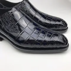 Loafers Men Crocodile Leather Fashion Slip-on Shoes BMBAS120132 image 7