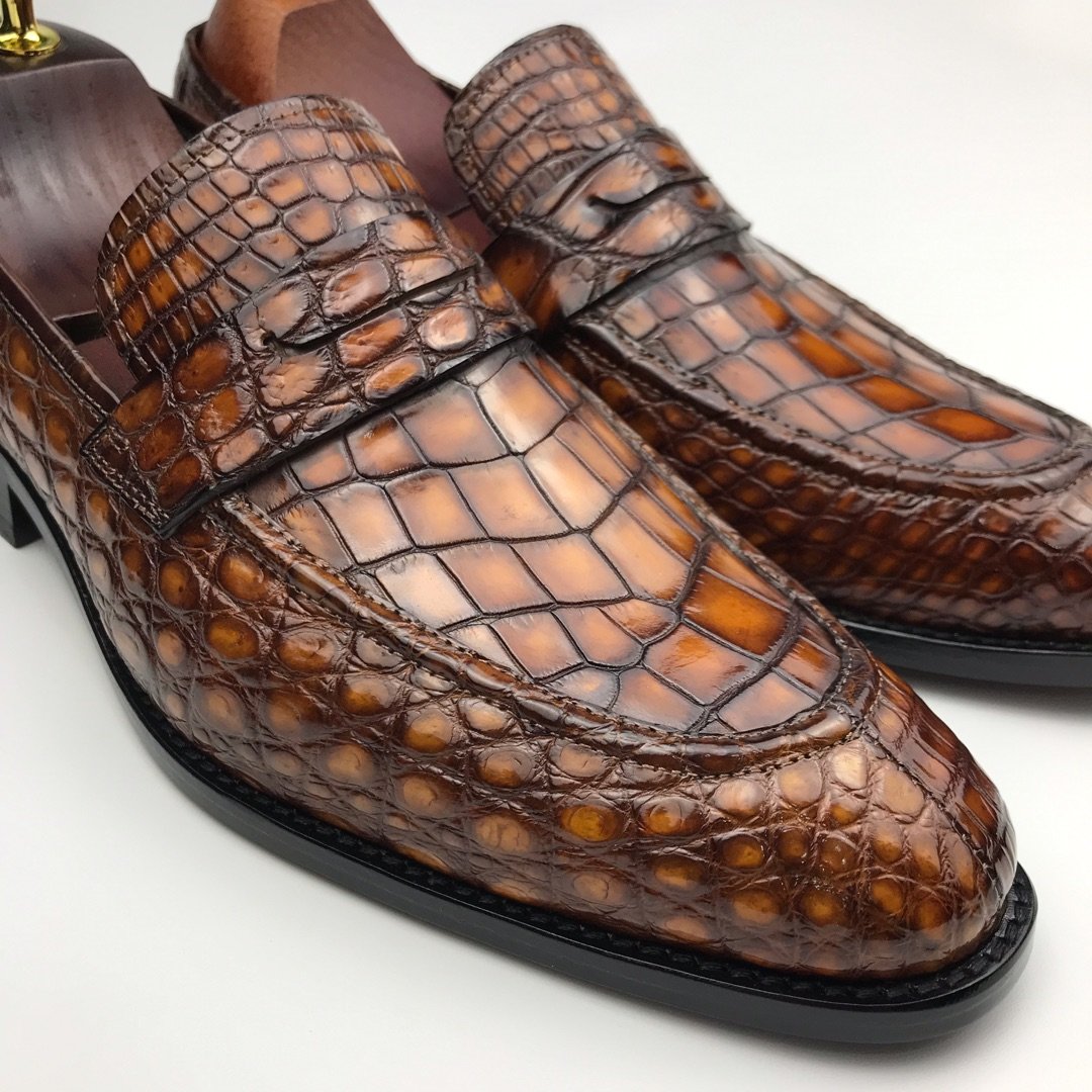 Crocodile Men’s Slip On Formal Classic Shoes BMBAS120136 image 3