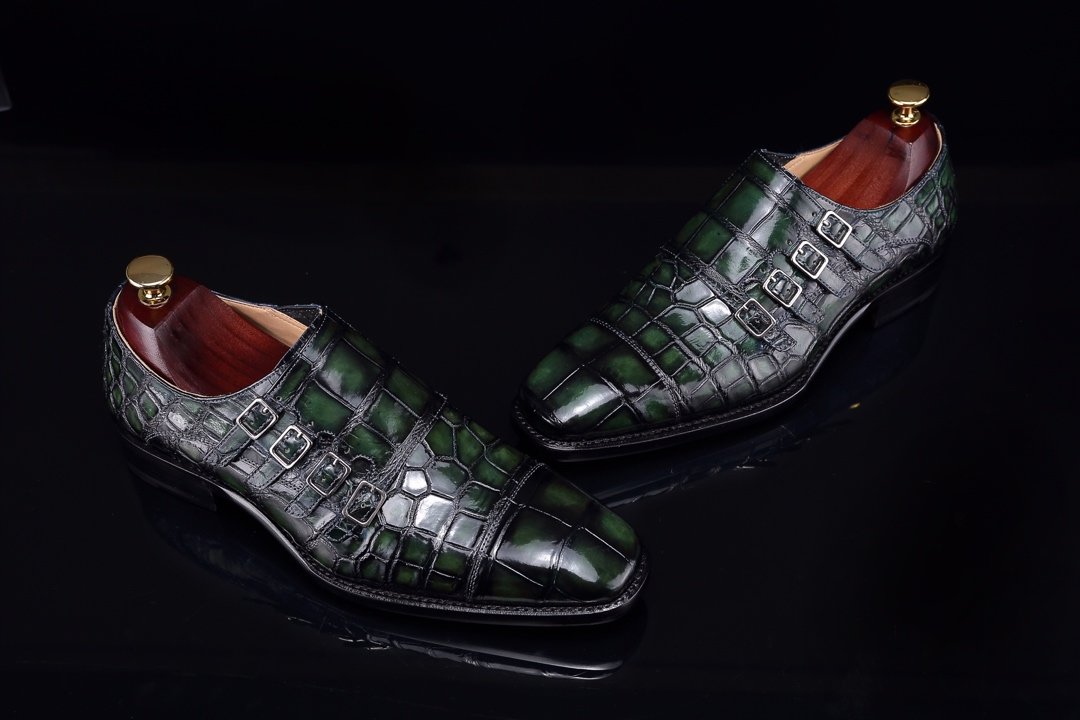 Mens Monk Strap Slip on Loafer Casual Comfortable Shoes BMGAS120137 image 3