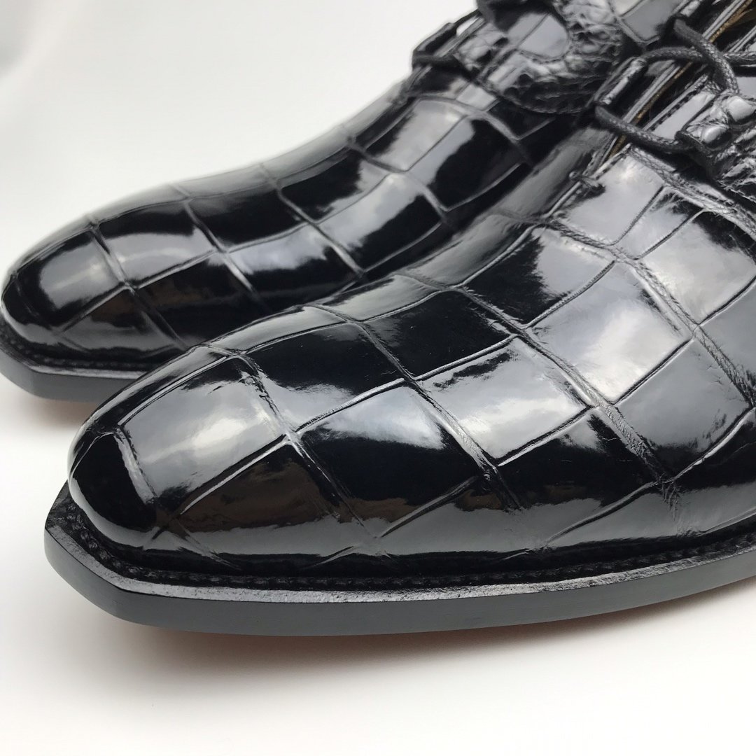 Crocodile Men’s Genuine Leather Special Lace up Oxford BMBAS120141 image 4