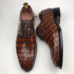 Handmade Chinese Shoes Crocodile Oxford BMBAS120144 image 4