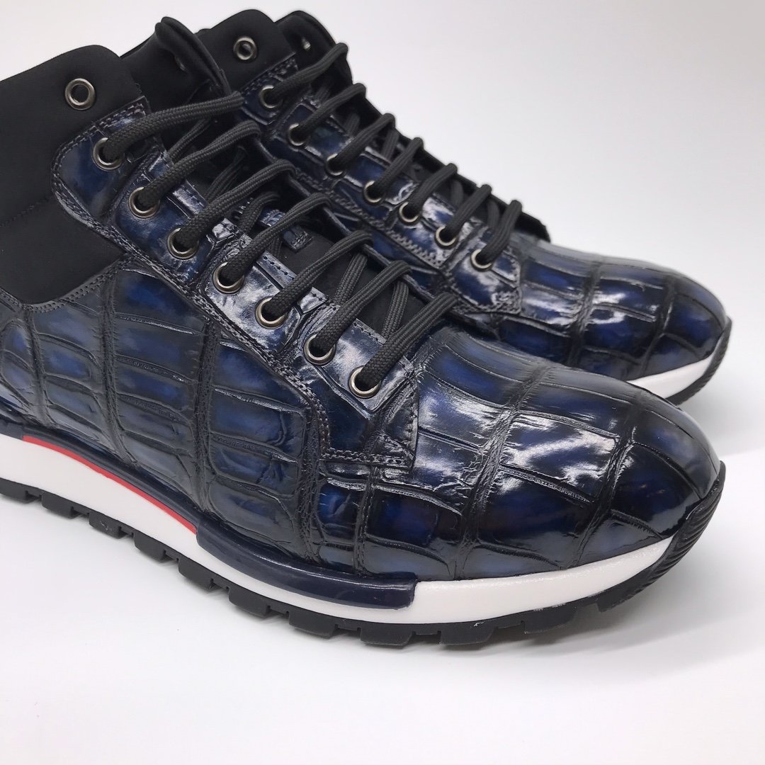 Men’s Classic Crocodile Fashion Sneaker BMBAS120146 image 3