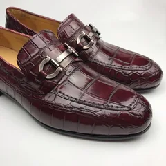 Men Slip On Crocodile Shoes Casual Comfortable Flats BMBAS120153 image 4