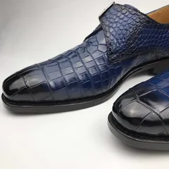 Scale-Patterned Buckle Loafers BMBAS120173 image 6