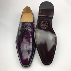 Exotic Men’s Crocodile Hand-Picked Derby Collection BMPAS120179 image 5