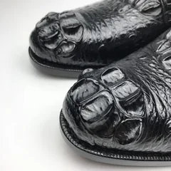 Horn back Crocodile Low Top Derby Shoes BMBAS120182 image 4