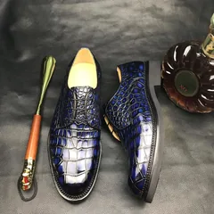 Men Crocodile Patent Dress Shoes BMBAS12068 image 5