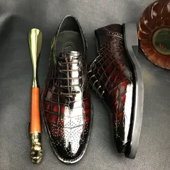 Crocodile Classic Bi-color Dress boots BMBAS120188 image 5