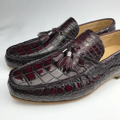 Crocodile Leather Church Tassel Loafers BMBAS120193 image 4