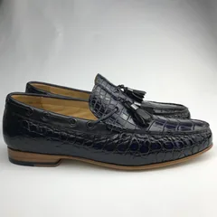 Tassel Loafers Shoes Men Pointed Toe Crocodile Men Shoes BMBAS120194 image 4