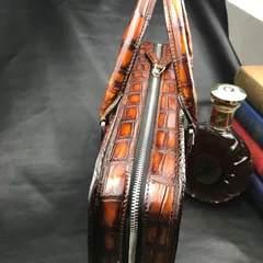 Crocodile men’s Fashion Exotic Skin Bag BMBAS120196 image 6