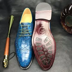 Scale-Patterned Oxford Shoes BMBAS12073 image 4