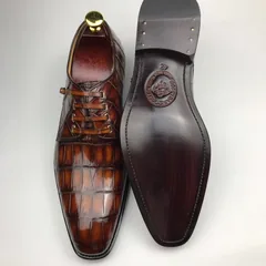 Men’s Genuine Authentic Crocodile Derby BMBAS12083 image 6