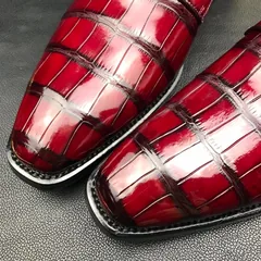 Men’s Business Shoes Crocodile Derby British Style BMBAS12086 image 4