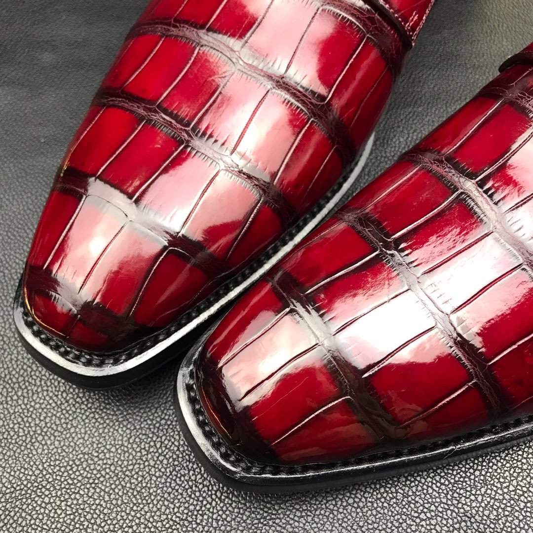 Men’s Business Shoes Crocodile Derby British Style BMBAS12086 image 4