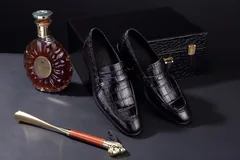 Men’s Soft Crcodile Genuine Leather Penny Loafers BMBAS120104 image 6