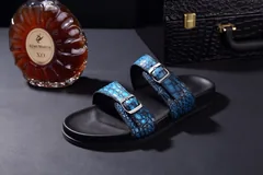Men’s Open Toe Crocodile slippers BMBAS120107 image 4