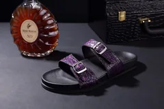 Men’s Fashion Wear Crocodile Slippers BMPAS120109 image 5