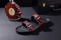 Crocodile Fashion Men Breathable Beach Slippers BMOAS120112 image 5