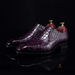 Men’s Loafer Slip On Crocodile Classical Shoes BMPAS12061 image 6