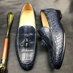 Lifestyle Men’s Handcrafted Crocodile Penny Loafer BMBAS120117 image 5