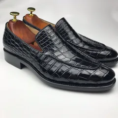 Men’s Slip-On Crocodile Driving Style Loafer BMBAS120131 image 6
