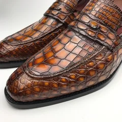 Crocodile Men’s Slip On Formal Classic Shoes BMBAS120136 image 4
