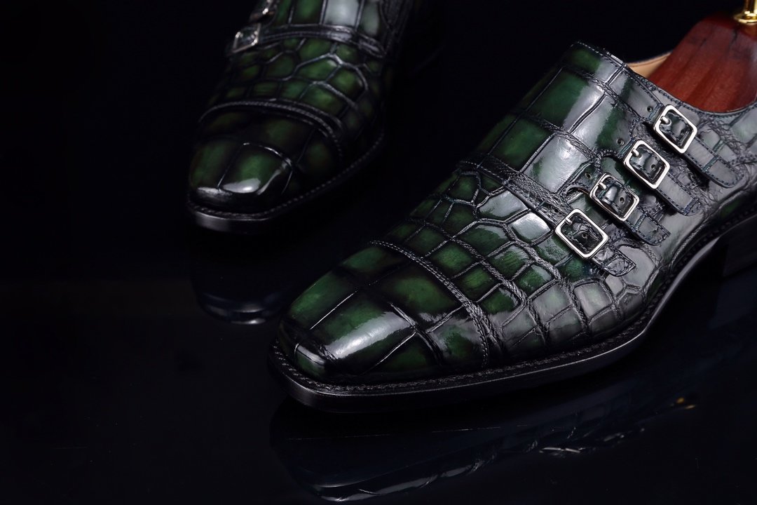 Mens Monk Strap Slip on Loafer Casual Comfortable Shoes BMGAS120137 image 4