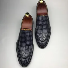 Men’s Loafers Crocodile Formal Classic Dress Shoes BMGAS12065 image 7