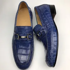 Crocodile Leather Slip On Basic Style BMBAS120156 image 6