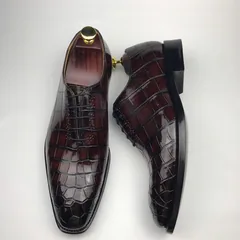 Smooth Scale-Patterned Oxford Shoes BMBAS12066 image 6