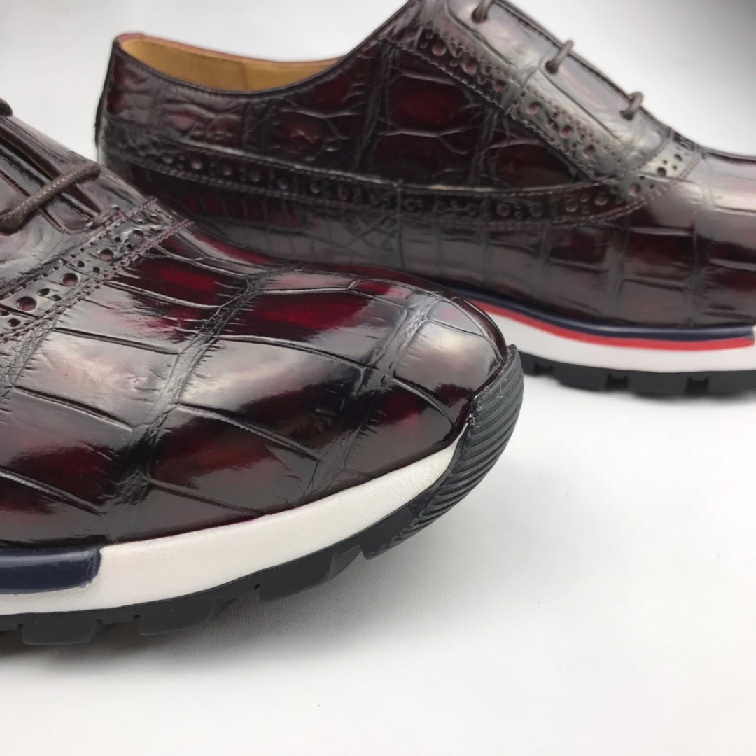 Crocodile Mens Fashion Sneaker Brogue Oxford BMBAS120168 image 7