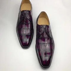 Exotic Men’s Crocodile Hand-Picked Derby Collection BMPAS120179 image 6