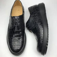Exotic Men’s Crocodile Leather Wingtip Shoes BMBAS120180 image 6