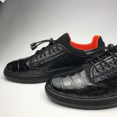 Men’s Crocodile Casual Breathable Flat Shoes BMBAS120181 image 6
