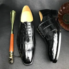 Crocodile Oxford Dress Shoes Men’s Formal Classic Design BMBAS120190 image 6