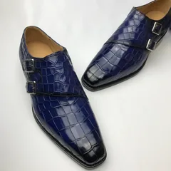 Crocodile Leather Brogues Buckle Shoes BMBAS120192 image 5