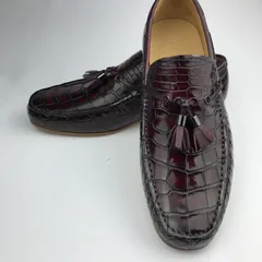Crocodile Leather Church Tassel Loafers BMBAS120193 image 5